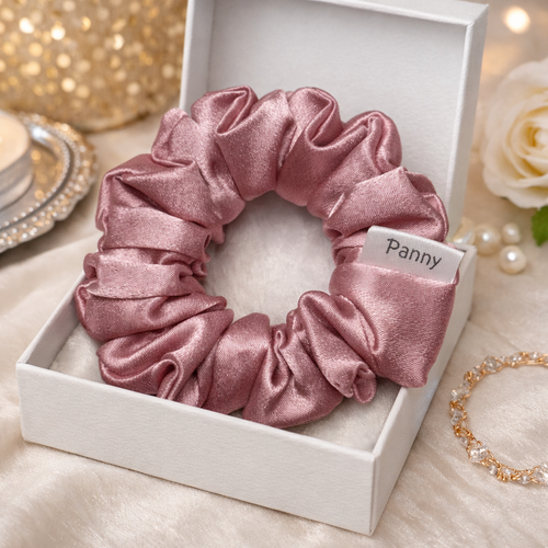 Panny Satin Scrunchies for Women – Premium Soft & Damage-Free Hair Accessories